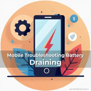Artistic representation for Mobile Troubleshooting Battery Draining