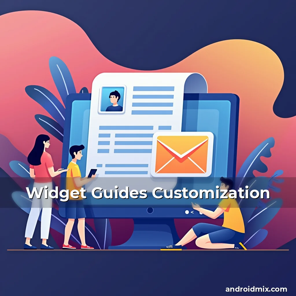 Read more about the article Widget Guides Customization