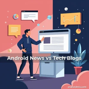 Artistic representation for Android News vs Tech Blogs