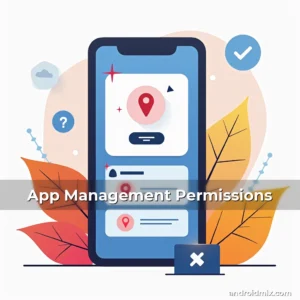 Artistic representation for App Management Permissions