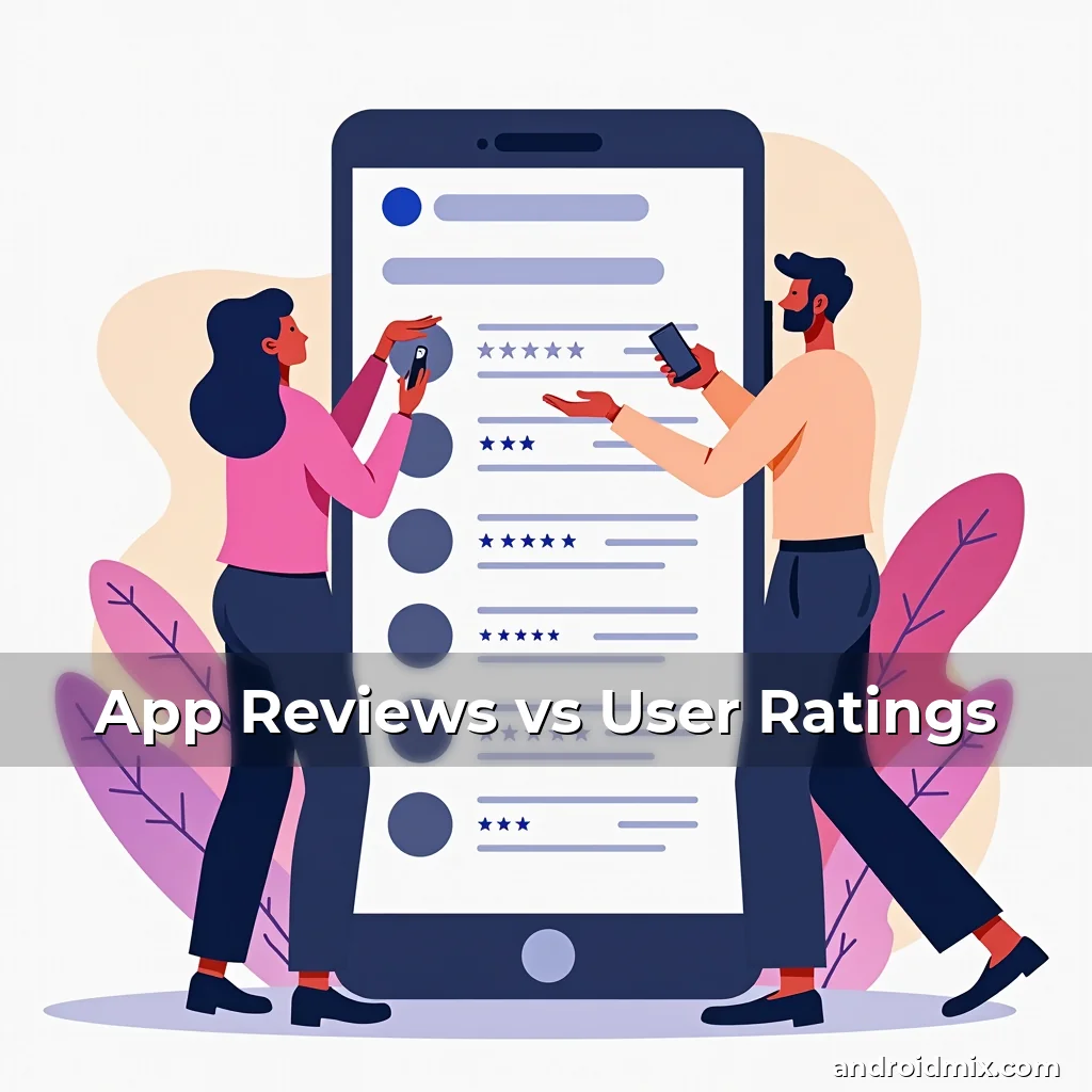 Read more about the article App Reviews vs User Ratings