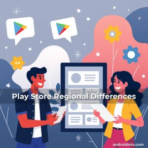 Artistic representation for Play Store Regional Differences