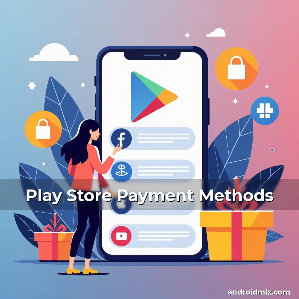 Artistic representation for Play Store Payment Methods