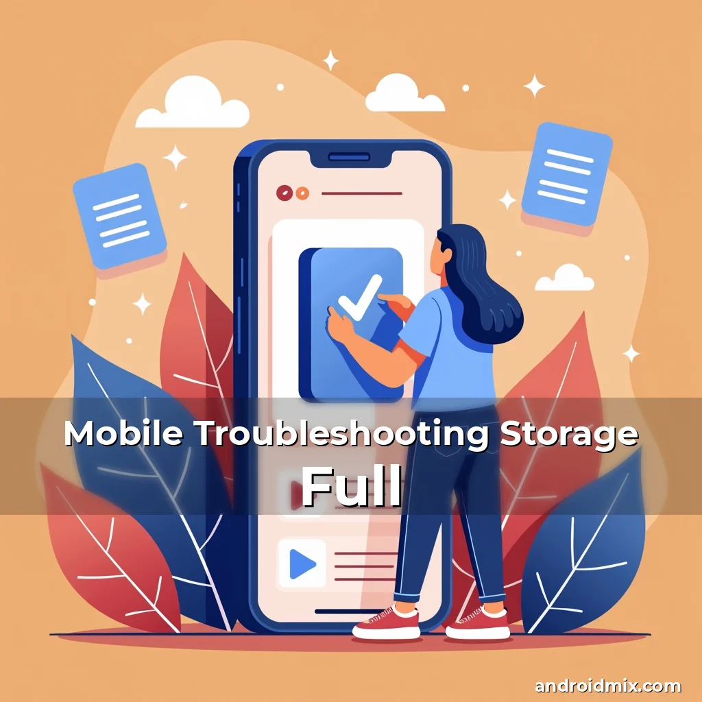 Read more about the article Mobile Troubleshooting Storage Full