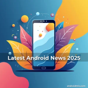 Artistic representation for Latest Android News 2025