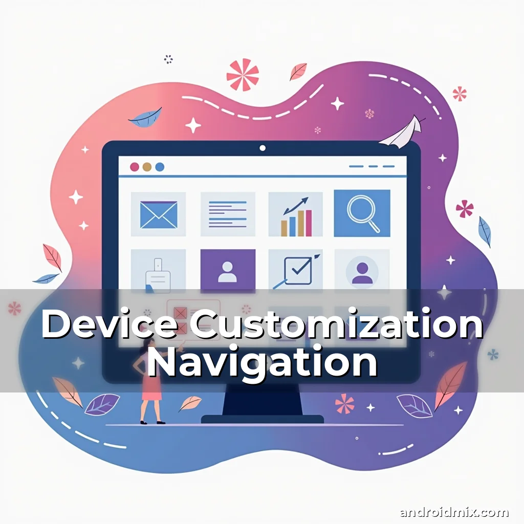 Read more about the article Device Customization Navigation